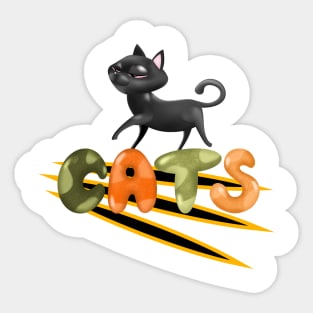 Cats Sticker